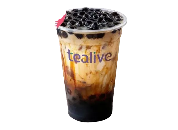 Bang Bang Milk Tea with Brown Sugar Warm Pearls